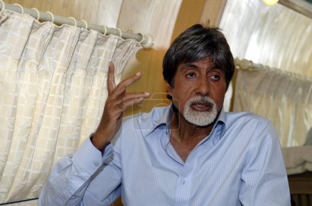 Foto de Indio Bollywood Hindi Film Actor, Amitabh Bachchan, Mumbai, Maharashtra, India, Asia - Imagen libre de derechos