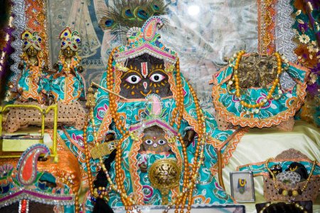 Shri radha banabihari ji temple, mathura, uttar pradesh, india, asia