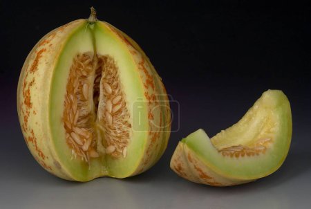 Foto de Frutas, melón y rodajas - Imagen libre de derechos