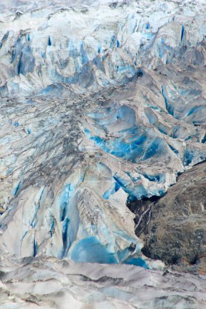 Glacier Mendenhall ; Juneau ; Alaska ; États-Unis d'Amérique