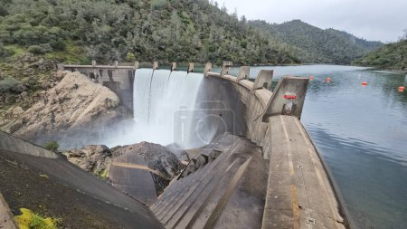 Lower Lake Clementine Dam. California.