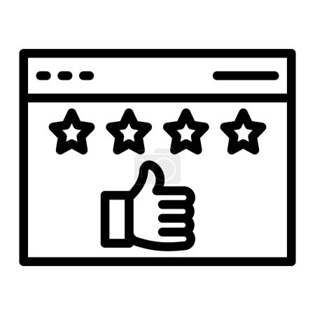 Web Rating Icon For Personal And Commercial Use.