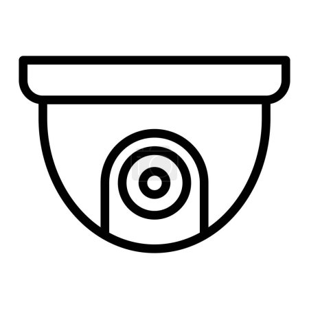 Ilustración de Diseño del icono de la línea del vector de Cctv para el uso personal y comercial - Imagen libre de derechos