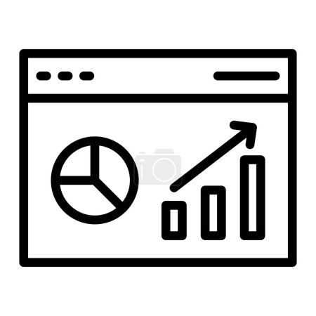 Visualization Vector Line Icon Design For Personal And Commercial Use