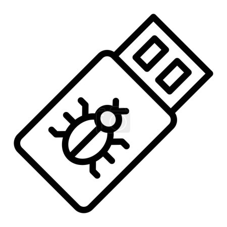 Ilustración de Diseño del icono de la línea del vector del sector de la bota para el uso personal y comercial - Imagen libre de derechos
