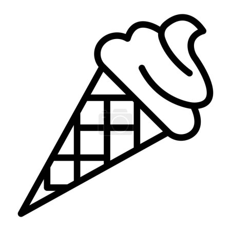 Ice Cream Vector Line Icon Design For Personal And Commercial Use