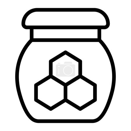 Honey Vector Line Icon Design For Personal And Commercial Use