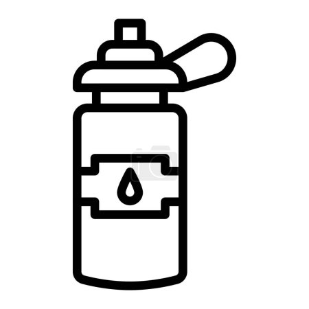 Photo for Water Bottle Vector Line Icon Design For Personal And Commercial Use - Royalty Free Image