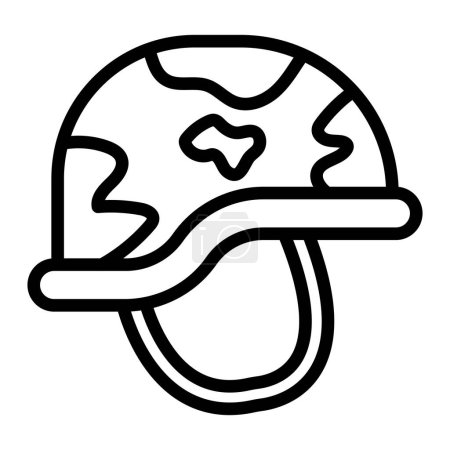 Helmet Vector Line Icon Design For Personal And Commercial Use