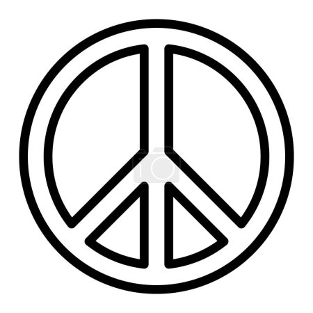 Peace Vector Line Icon Design For Personal And Commercial Use