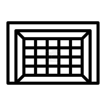 Photo for Goal Post Vector Line Icon Design For Personal And Commercial Use - Royalty Free Image