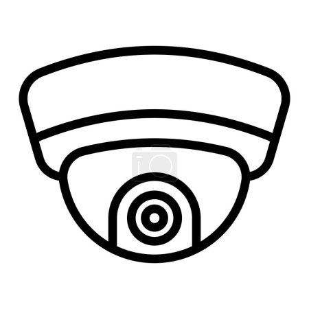 Photo for Security Camera Vector Line Icon Design For Personal And Commercial Use - Royalty Free Image