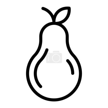 Photo for Pear Vector Line Icon Design For Personal And Commercial Use - Royalty Free Image
