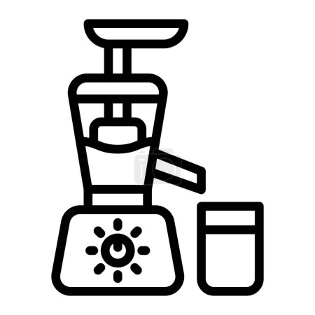 Juicer Vector Line Icon Design For Personal And Commercial Use