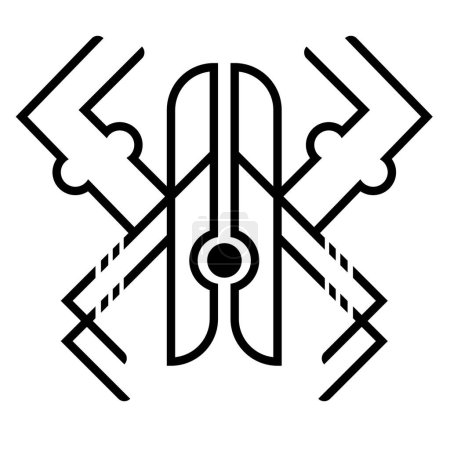 Logo Design Series - Spider logo simple pour tatouage, entreprise, icône, et plus