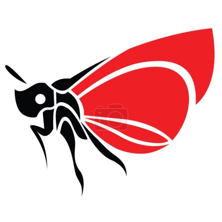 Logo Diseño de la serie - Patrón de mariposa