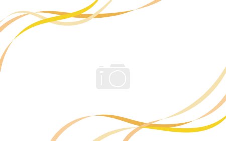 Simple flowing ribbon frame background