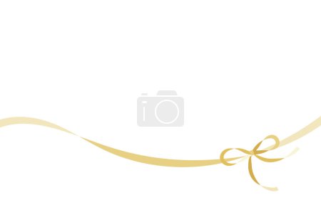 Background frame with  ribbon decoration