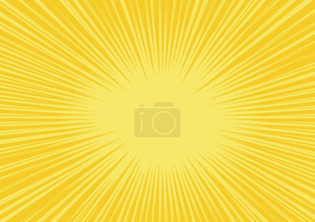 Illustration for Yellow and Orange Concentration Lines Backgrounds Web graphics - Royalty Free Image