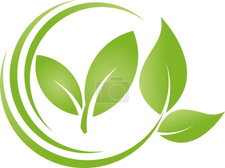 Photo for Leaves, plant, organic, wellness, gardener, naturopath, background, Logo - Royalty Free Image