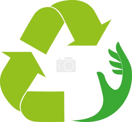 Ilustración de Reciclaje de Flechas, Reciclaje de Logo, Reciclaje de Fondo - Imagen libre de derechos