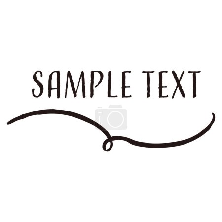 Photo for Hand-drawn loose and cute design parts. Ideal for finishing with a rough and stylish impression. Vector illustration. - Royalty Free Image