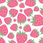 vector hand drawn strawberries, seamless pattern perfect for wrapping paper, invitations, kitchen tea, paper plates, napkins, stationary, wallpaper, projects, fabric, kitchen apparel, birthdays, and more!
