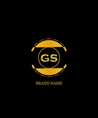 GS Letter Logo Design. Unique Attractive Creative Modern Initial GS Initial Based Letter Icon Logo