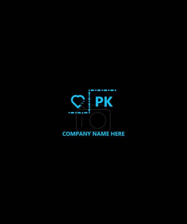 PK Letter Logo Design Unique Attractive Creative Modern Initial PK Initial Based Letter Icon Logo