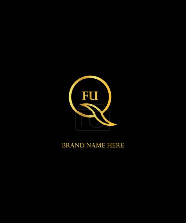 FU Letter Logo Design für Ihr Unternehmen
