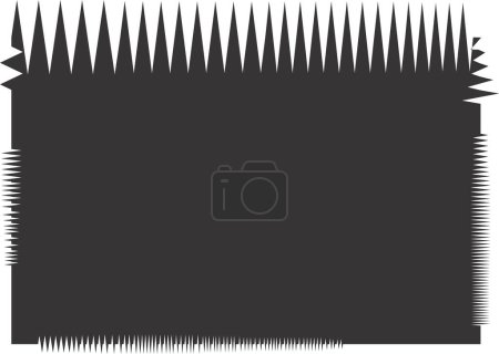 Rectangular Black Splatter Background Color. Black Brush Stroke Isolated on White Background Royalty-free stock photo