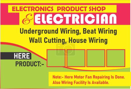 Elektrisches Produkt Shop Poster, Elektrische Social Media Post und Flyer Vorlage