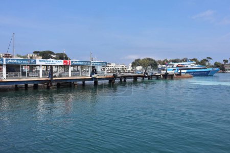 Photo for Ischia, Campania, Italy - May 12, 2022: Port of Marina di Portosalvo - Royalty Free Image