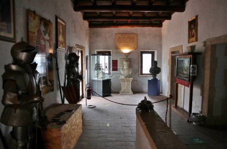 Photo for Pizzo Calabro, Calabria, Italy  June 10, 2021: Interior of the fifteenth-century Aragonese Castle where the King of Naples Gioacchino Murat was detained and shot in 1815 - Royalty Free Image