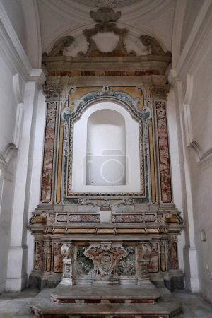 Photo for Naples, Campania, Italy  January 3, 2022: Interior of the seventeenth-century Church of San Severo al Pendino - Royalty Free Image