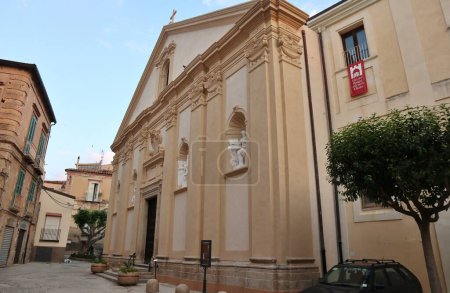 Foto de Tropea, Calabria, Italia 12 de junio de 2021: Iglesia de los Ges del Convento dei Padri Redemptoristi, en estilo barroco del siglo XVII, en Largo Padre di Netta - Imagen libre de derechos