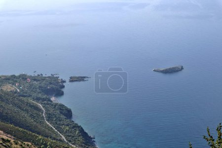 Photo for Maratea, Basilicata, Italy - September 22, 2023: Overview from Monte San Biagio - Royalty Free Image