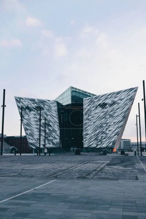 Photo for Titanic Museum in Belfast, Northern Ireland, on November 19, 2019 - Royalty Free Image