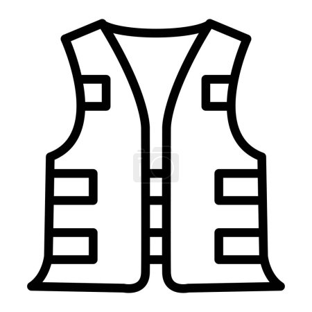 Life Jacket vector Line Icon