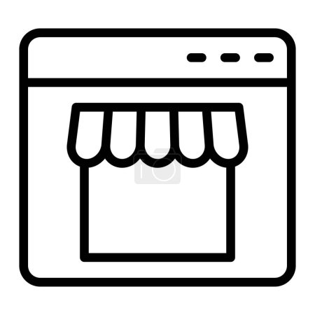 Shop Vector Line Icon