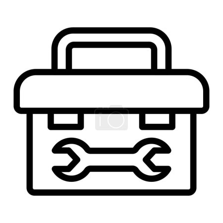 Toolbox Vector Line Icon Design