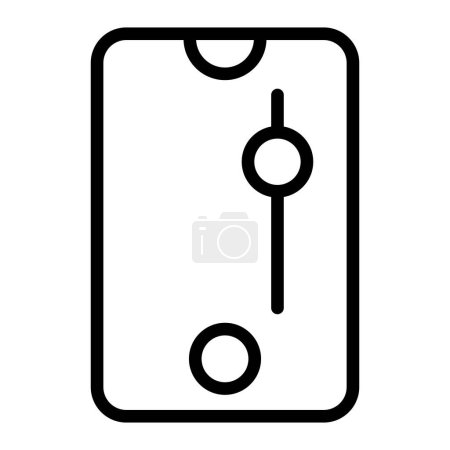 Scroll Up Vector Line Icon