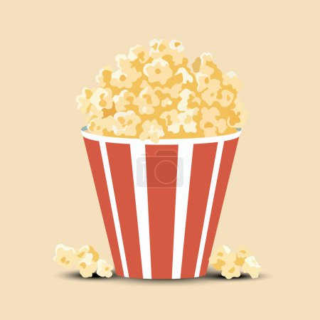 eine Tasse Kino-Popcorn