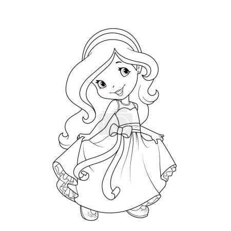coloring pages Cinderella little princess