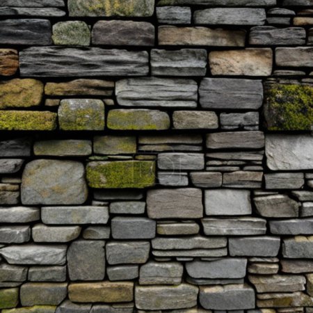 Stone wall texture background Wallpaper design