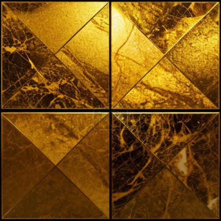 Photo for Blurred background. Black and golden stone texture. Surface marble - Royalty Free Image