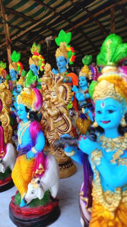 VISHU DAY. Vishu Celebration. Colorful toys.