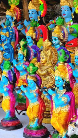 Foto de VISHU DAY. Celebración de Vishu. Juguetes coloridos. - Imagen libre de derechos