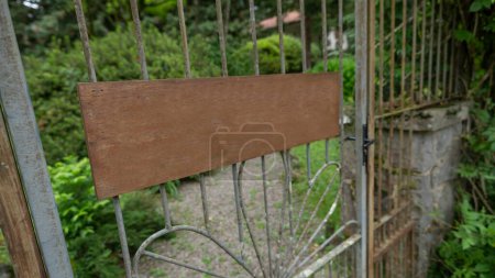 Decorated iron fence on Leopoldo Rosenfeldt street in the city of Gramado