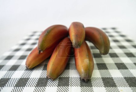 Rote Bananenfrucht in einem großen Teil Brasiliens